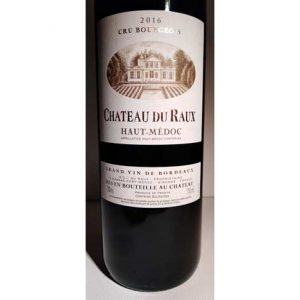 Château du Raux 2016, Haut-Médoc, vin rouge