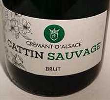 Crémant d'Alsace " Sauvage" Brut - Domaine J.Cattin Bio